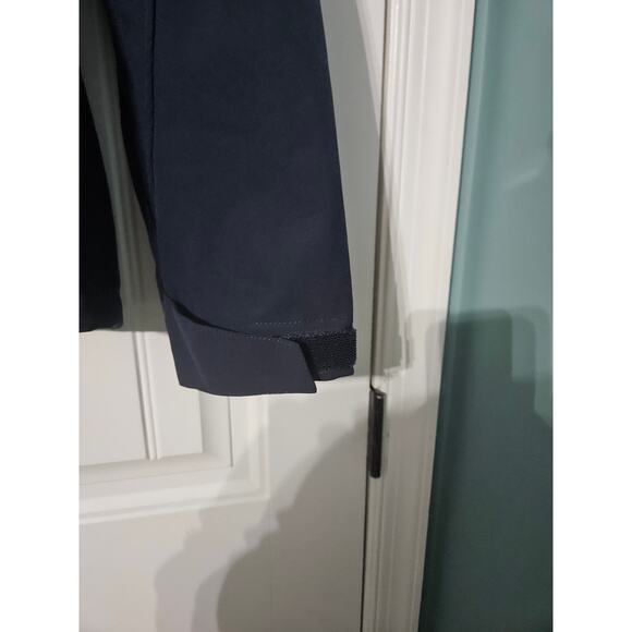Gerry Navy Softshell Jacket Sz L Bonded Fleece Backing Water Resistant - Picture 3 of 7